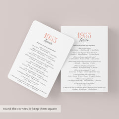 1953 Trivia Questions and Answers Printable