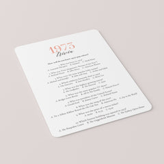 1973 Trivia Questions and Answers Printable