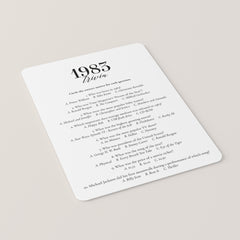 1983 Fun Facts Quiz with Answers Printable
