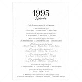 1993 Fun Facts Quiz with Answers Printable by LittleSizzle
