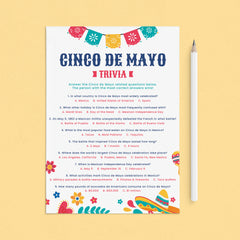 Cinco de Mayo Party Games for Adults Printable
