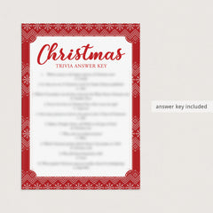 Printable Christmas Trivia with Answers