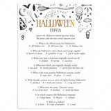 Witchy Halloween Trivia Quiz with Answers by LittleSizzle