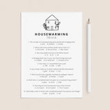 Housewarming Party Trivia Quiz with Answers Printable by LittleSizzle