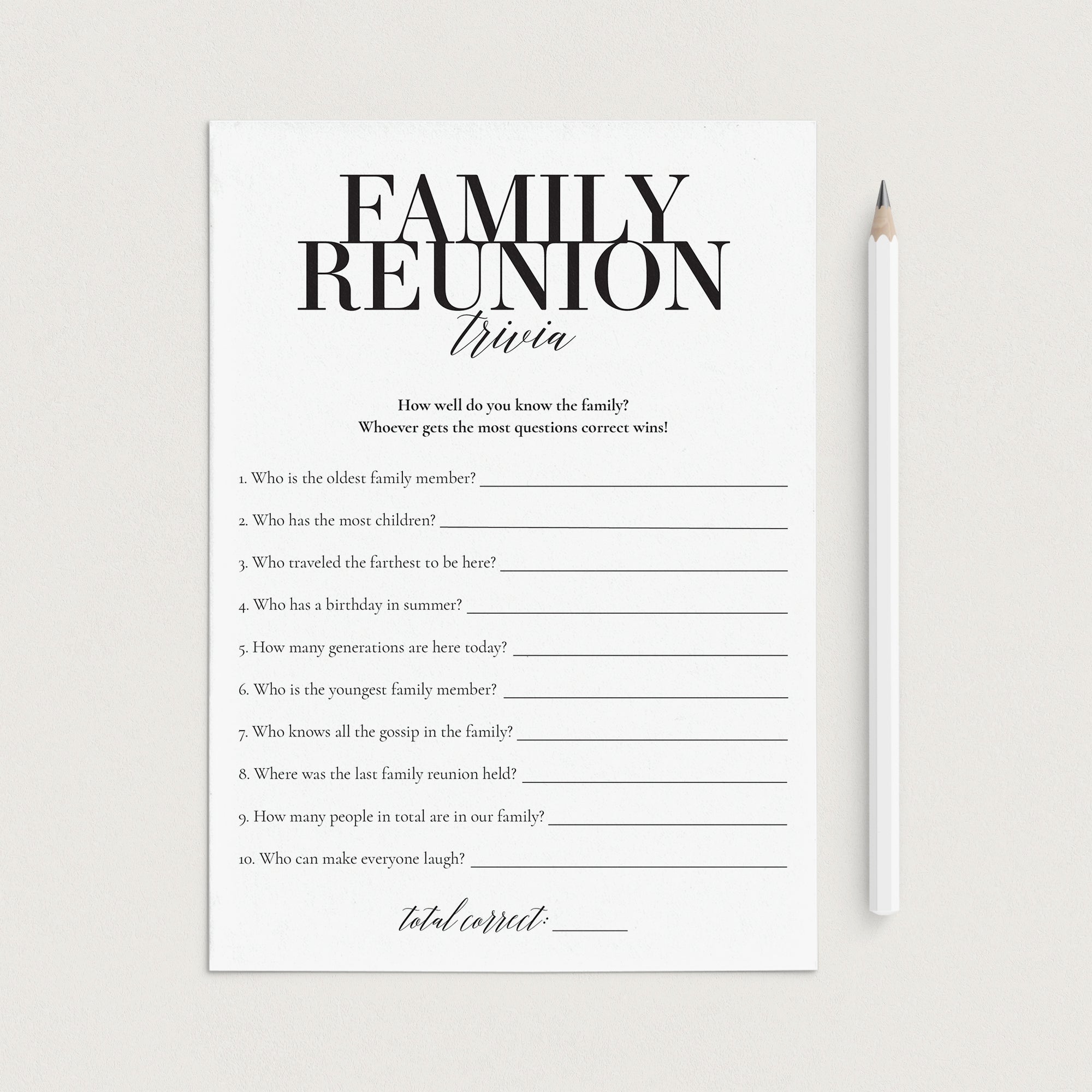 8 Family Reunion Party Games Printable | Instant Download – LittleSizzle 8-family-reunion-party-games-printable-instant-download-littlesizzle