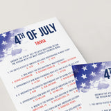 Printable 4th of July Trivia Quiz with Answers