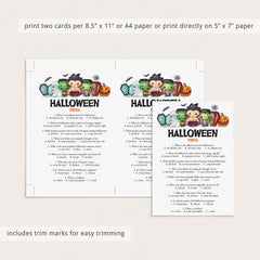 Cute Halloween Games for Kids and Adults To Print