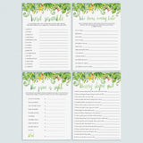 Instant download baby shower party games PDF by LittleSizzle