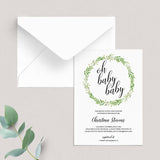 Twin baby shower invitation download by LittleSizzle