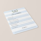 Twin Boys Baby Shower Game Printable Dear Babies