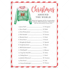Fun Christmas Family Game Printable by LittleSizzle