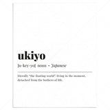 Ukiyo Definition Print Instant Download by LittleSizzle