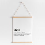 Ukiyo Definition Print Instant Download