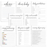 Social Distance Baby Shower Game Bundle Minimalist by LittleSizzle