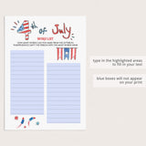 Independence Day Classroom Game Printable