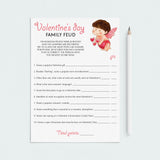 Valentine Game Family Feud Printable by LittleSizzle