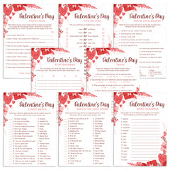 Valentine's Day Games To Print At Home by LittleSizzle