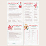 Valentines Party Games Pack Printable by LittleSizzle