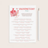 Valentines Day Games Pack Printable