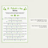 (Zoom) St Patricks Day Quiz For Adults