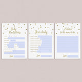 Virtual and Printable Baby Shower Keepsakes Gold Confetti