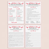  Galentines Day Games Pack Virtual & Printable by LittleSizzle
