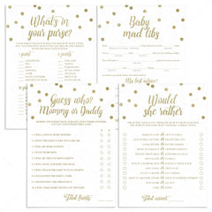 Twinkle twinkle theme baby shower games printable by LittleSizzle