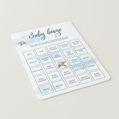Blue Baby Bingo Cards Printable