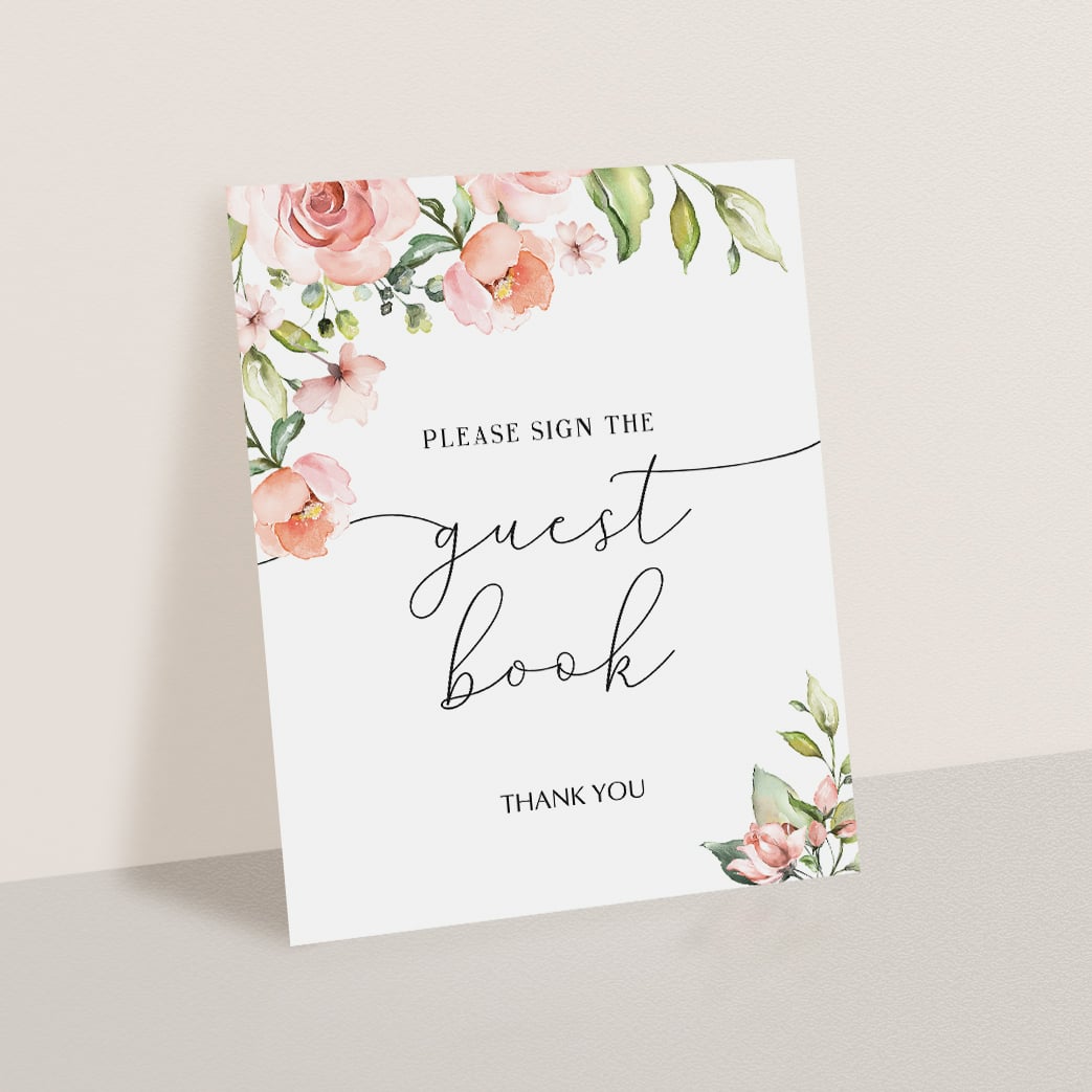 Please sign the guest book party decorations by LittleSizzle