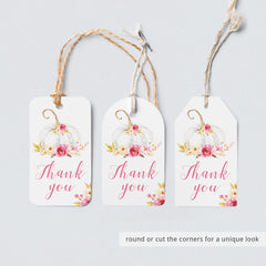 Printable thank you tag pumpkin by LittleSizzle