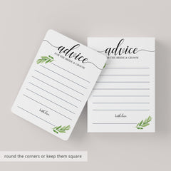 Advice cards for bridal shower by LittleSizzle