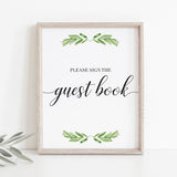 Please sign the guest book sign for neutral baby party by LittleSizzle