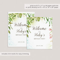 Garden Birthday Decor Bundle DIY