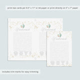 Floral Pumpkin Bridal Shower Games Pack Instant Download