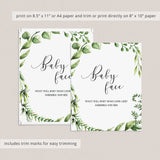 Match the baby face baby shower game gender neutral by LittleSizzle