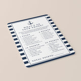 Navy Blue Baby Shower Game What's On Your Phone Instant Download