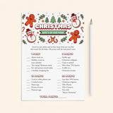 Funny Christmas Party Game Whats In Your Phone Printable