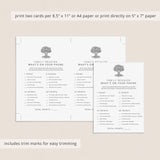 Family Reunion Whats On Your Phone Party Game Printable