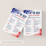 Fun 4th of July Game for Family What's In Your Phone Printable