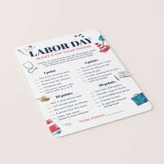 Fun Labor Day Party Game What's On Your Phone Printable