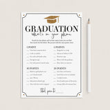 Gold Graduation Party Game What's In Your Phone by LittleSizzle