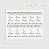Editable PDF template for favors tags by LittleSizzle