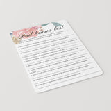 Whimsical Baby Shower Game Template Dad Knows Best