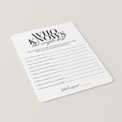 60th Anniversary Party Games Married in 1963 Printable