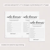 Girl First Birthday Trivia Who Knows The One Year Old Best Printable