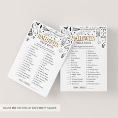 Witchy Halloween Party Game Which Witch with Answer Key