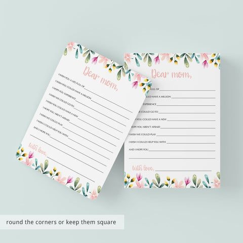 Floral Wishes For Mom Cards | Printable &amp; Virtual | US &amp; UK / AU ...