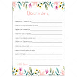Floral Wishes For Mom Cards Instant Download by LittleSizzle