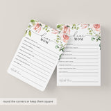 Dear Mom Letter Wishes for Mother's Day Template