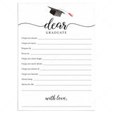 Printable Graduation Wishes Cards by LittleSizzle